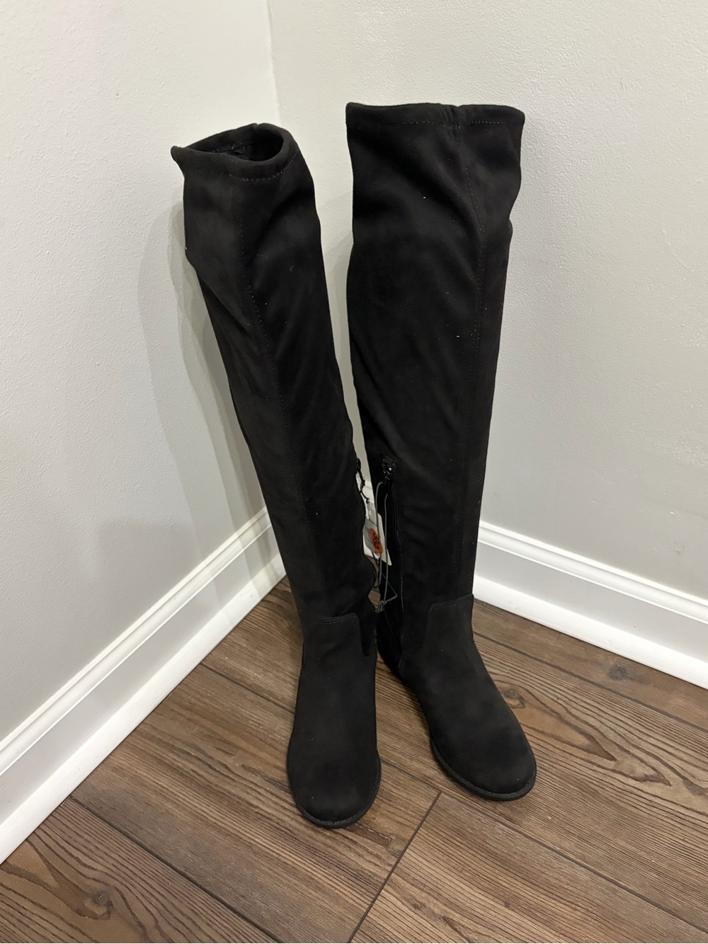 Worthington Black Over-the-Knee Stretch Boots